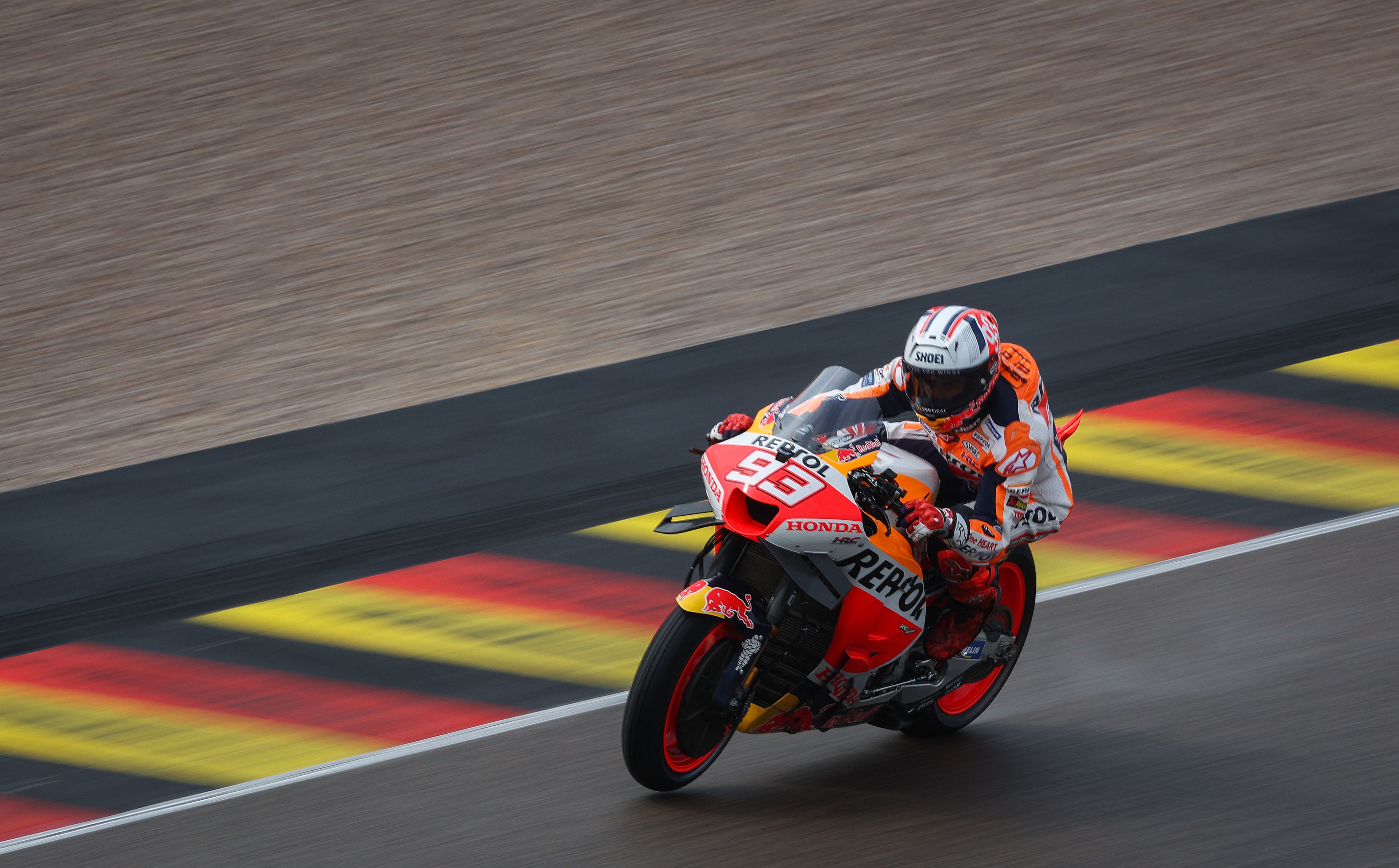 Pembalap Repsol Honda Marc Marquez