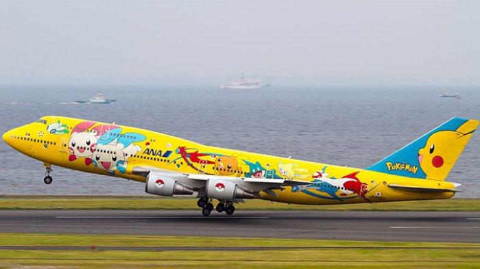 Karakter Pikachu Hadir di Pesawat, Ajak Penumpang Tangkap Pokemon Sambil Menjelajah Nusantara