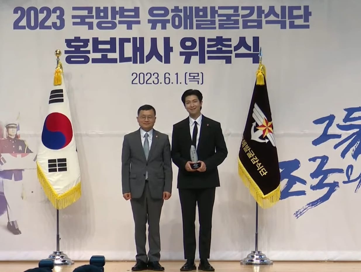 RM BTS dilantik jadi duta MAKRI Kementerian Pertahanan Korea Selatan, Kamis (1/6)