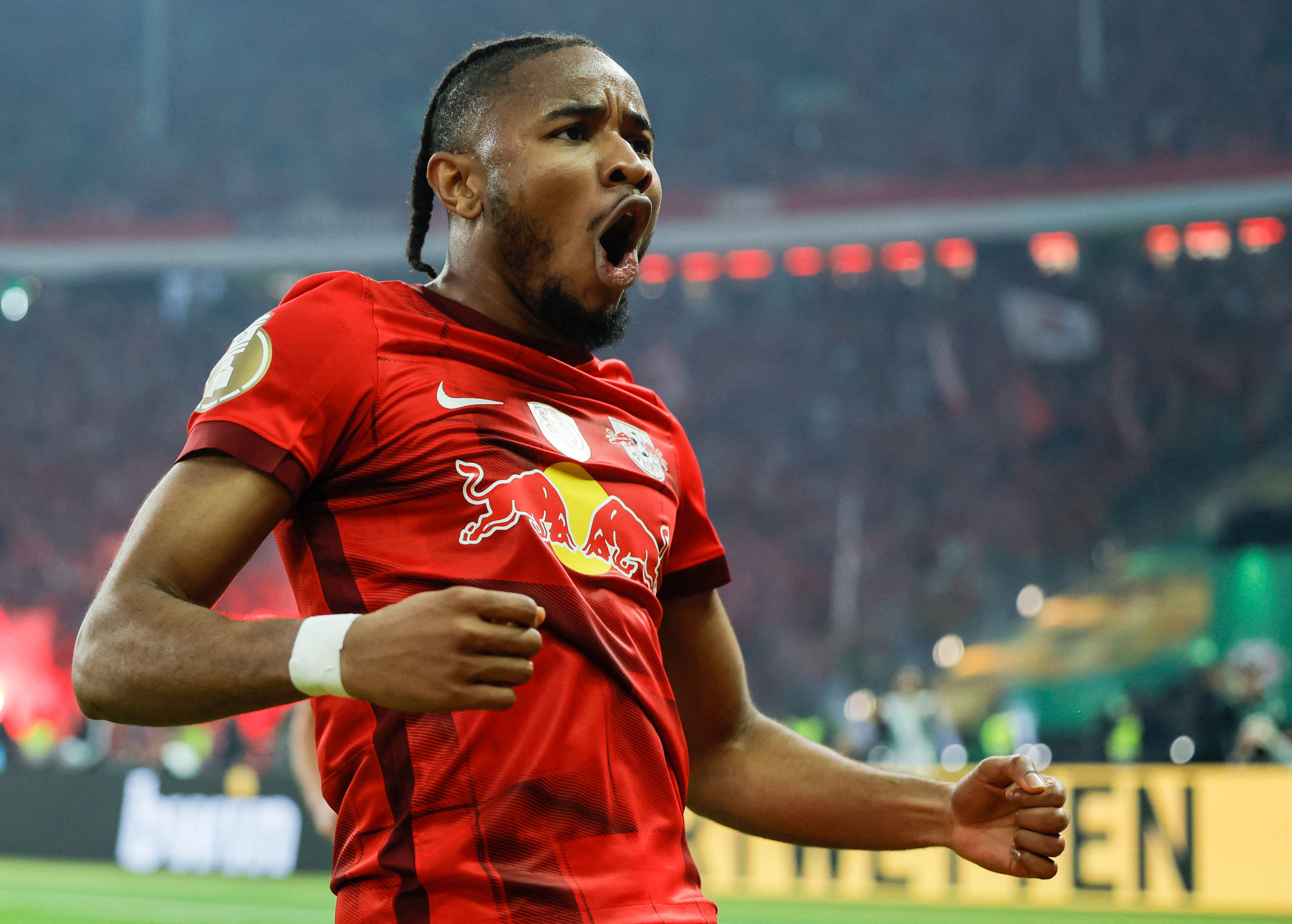 Penyerang RB Leipzig Christopher Nkunku