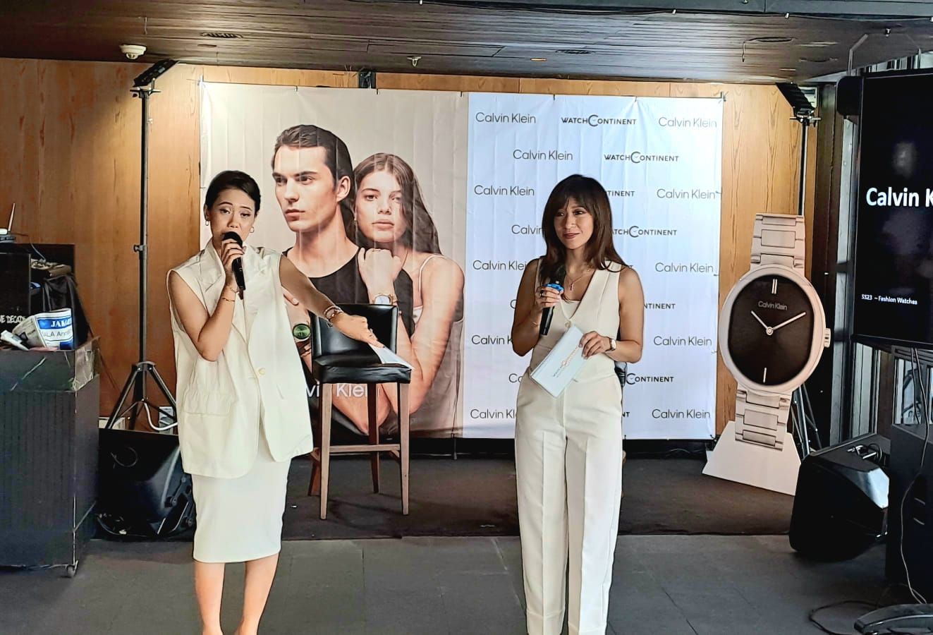cara peluncuran jam tangan Calvin Klein koleksi Spring Summer dan Fall Winter di Jakarta, baru-baru ini.