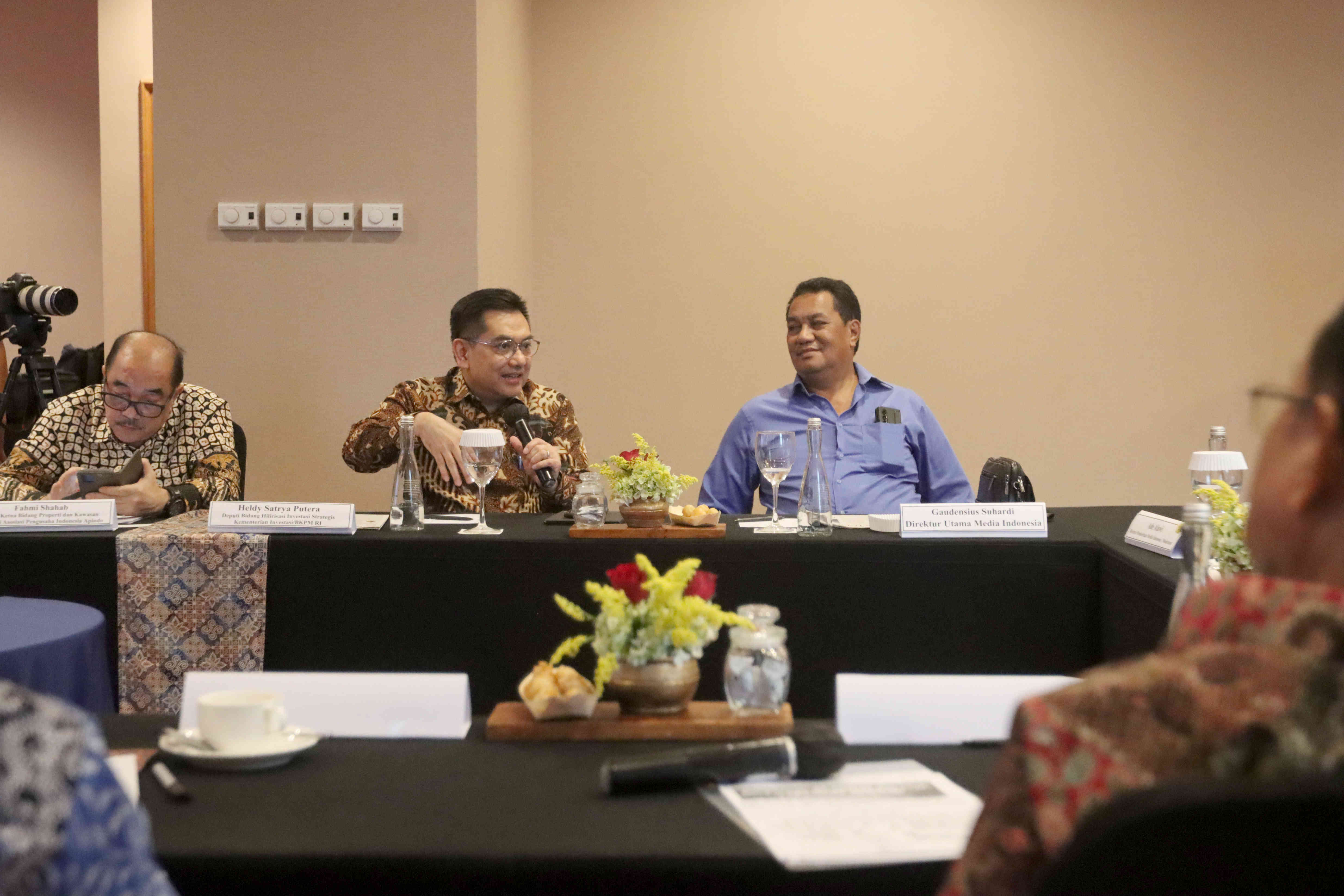 DEPUTI Bidang Hilirisasi Investasi Strategis BKPM Heldy Satrya Putera dalam Executive Forum: Genjot Investasi di Tahun Politik
