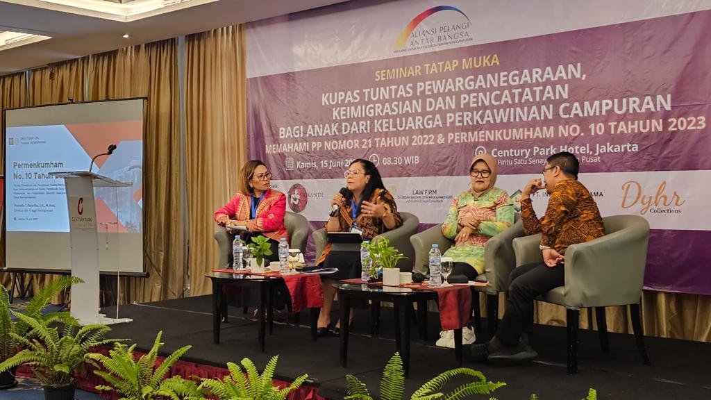 Seminar Tatap Muka “Kupas Tuntas Pewaraganegaraan, Keimigrasian dan Pencatatan bagi Anak dari Keluarga Perkawinan Campuran