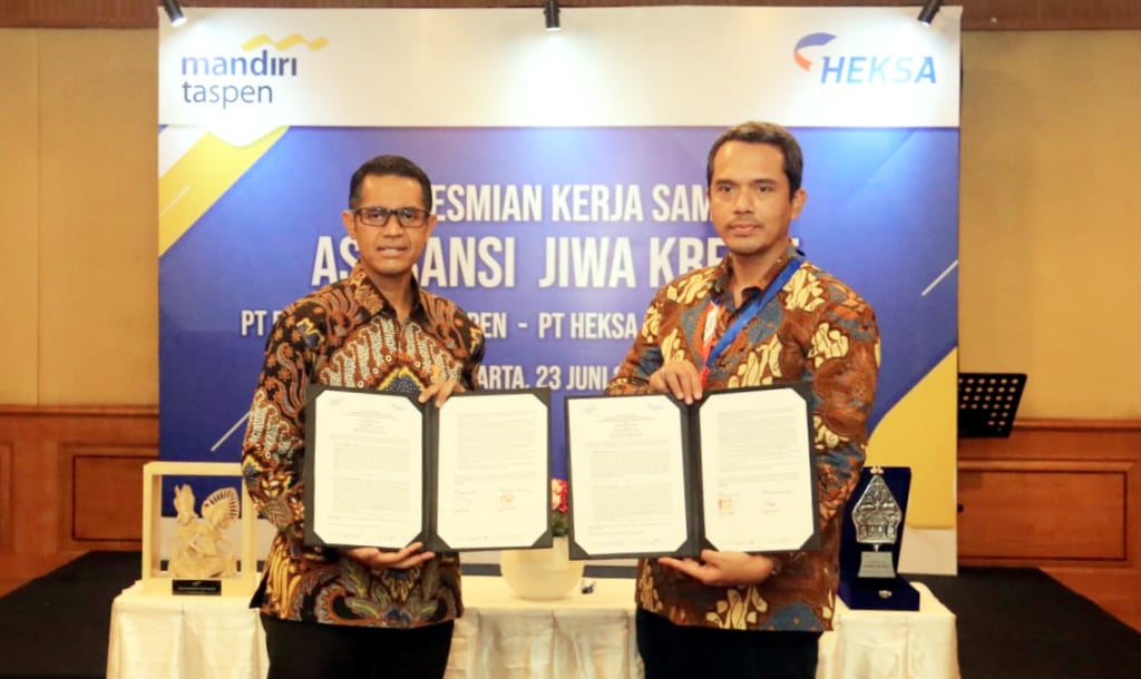 Bank Mandiri Taspen bekerja sama dengan PT Heksa Solution Insurance (Heksa).