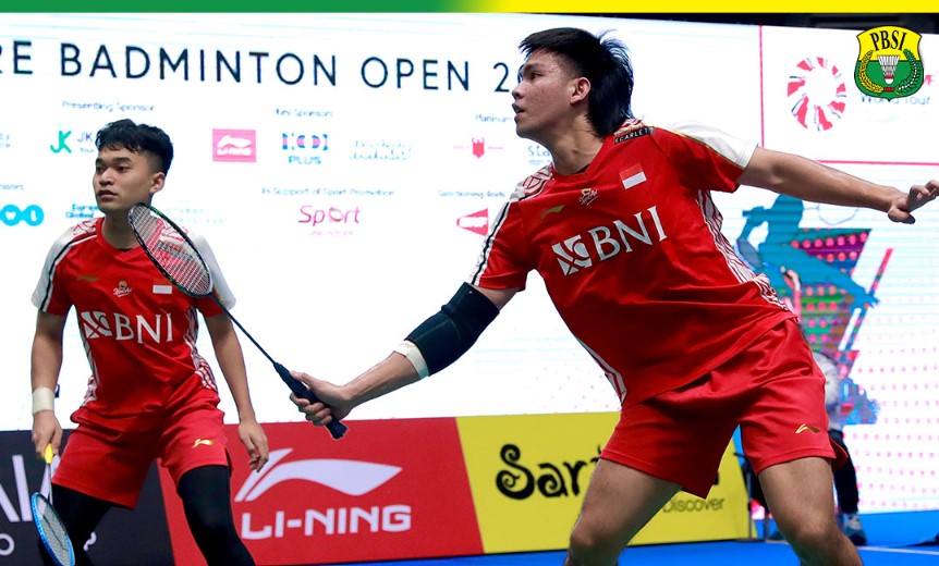 Ganda putra Indonesia Leo Rolly Carnando/Daniel Marthin