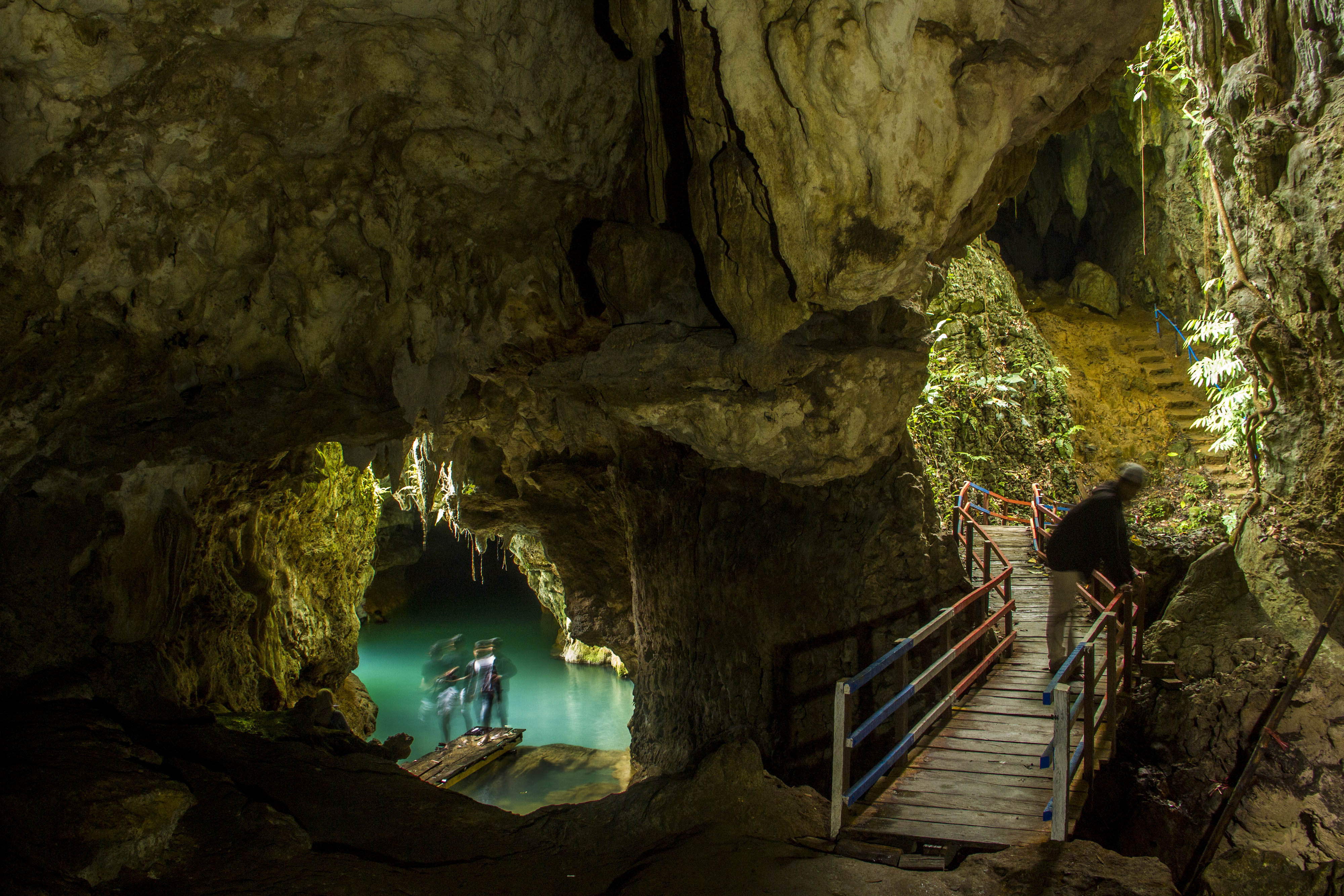 Objek wisata Gua Liang Tapah yang merupakan salah satu dari 11 geosite Geopark Meratus.