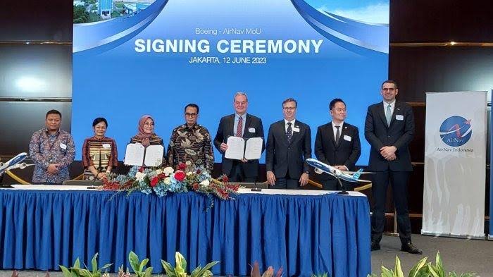 Tingkatkan Industri Penerbangan, Airnav-Boeing Jalin Kerja Sama