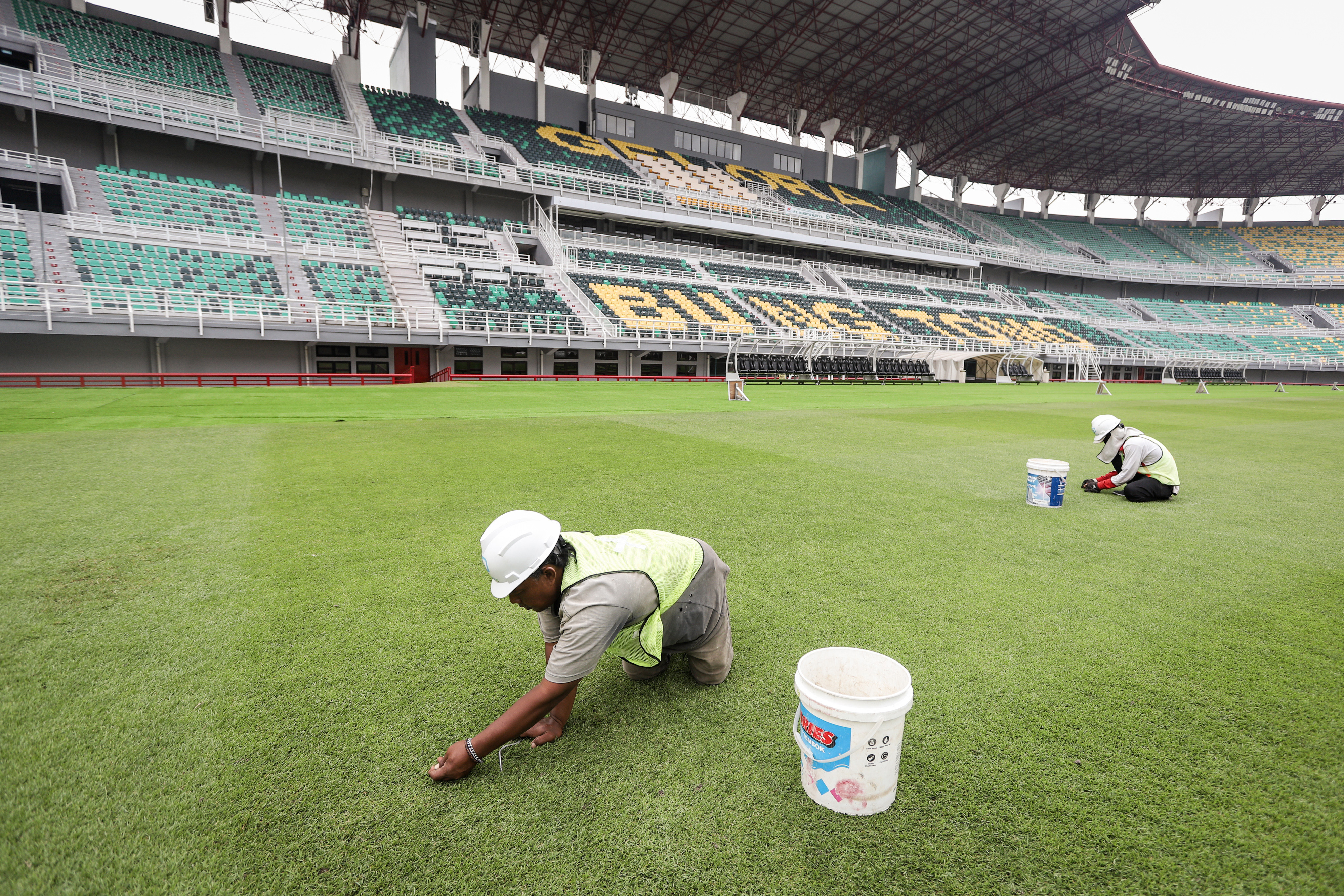 Stadion Gelora Bung Tomo, Surabaya, Jawa Timur.