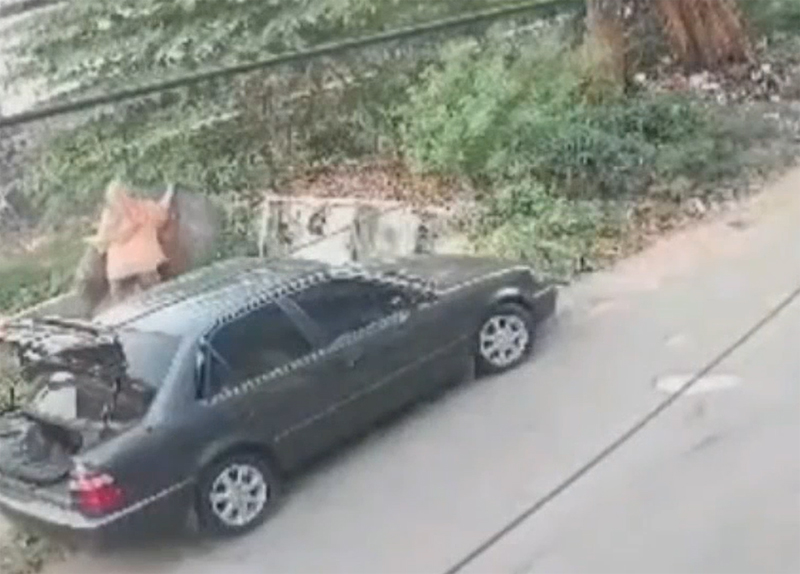 Aksi seorang perempuan membuang sampah di pinggir kali mendapatkan cemooh netizen.