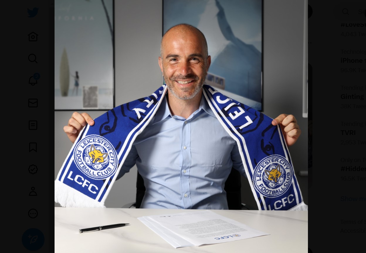 Pelatih baru Leicester City Enzo Maresca