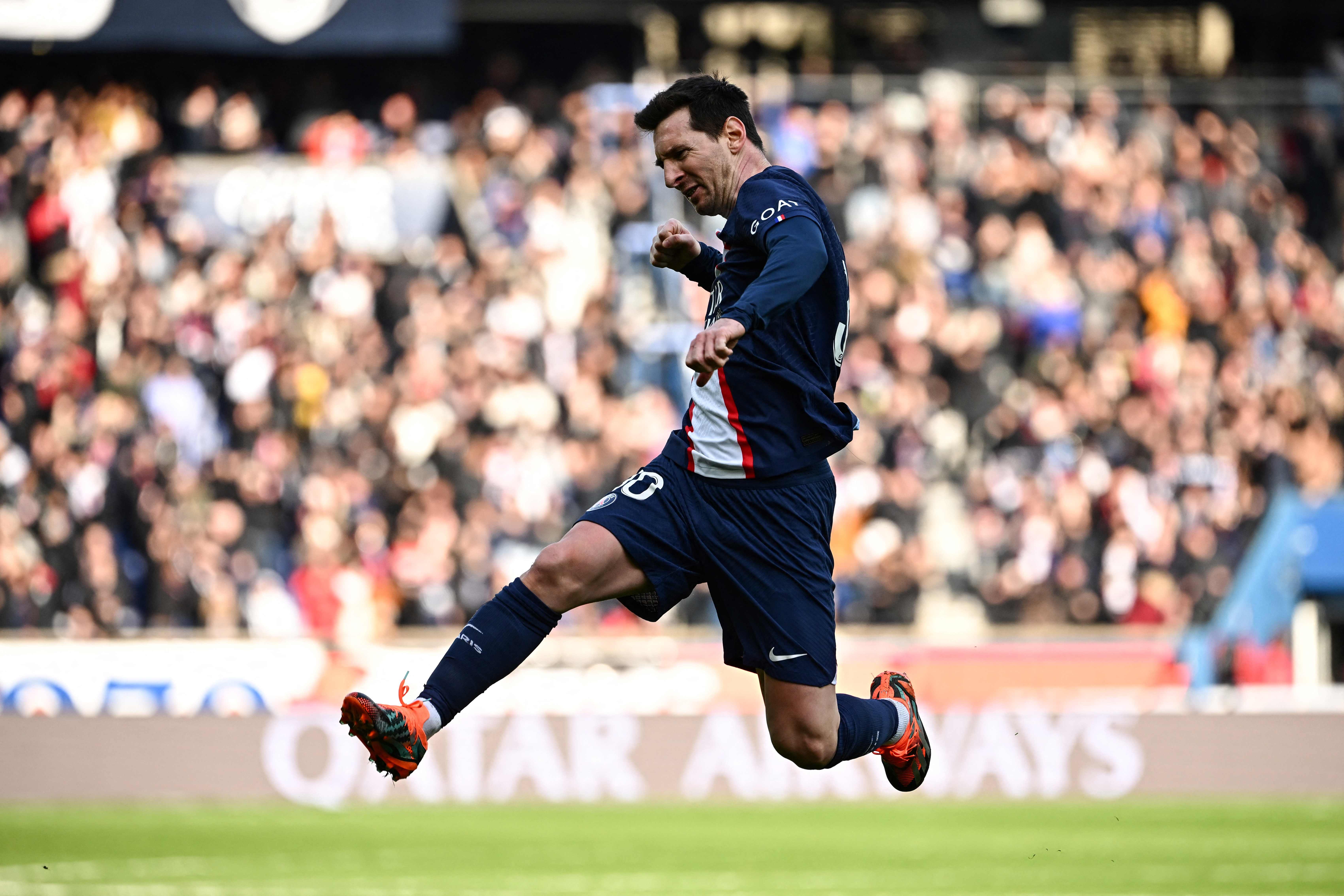 Penyerang Paris Saint-Germain Lionel Messi