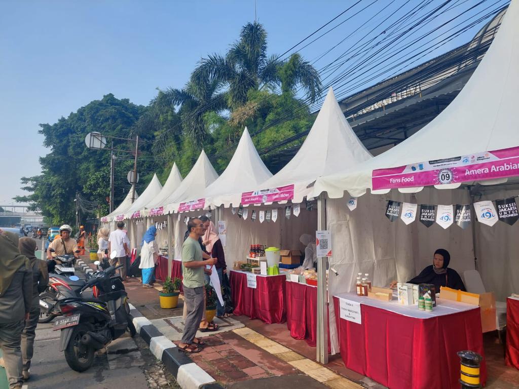 Bazar UMKM dengan peserta terbanyak di Jakarta Timur berlangsung 22-23 Juni 2023 dalam rangka memeriahkan HUT ke-496 DKI Jakarta.