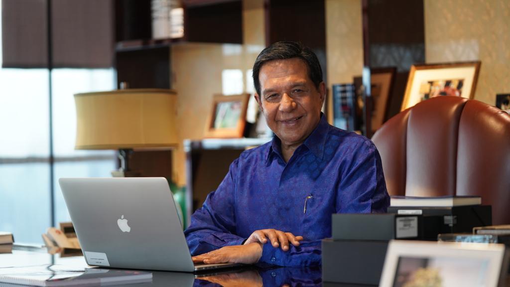 Raam Punjabi selaku Komisaris Utama dan Founder  PT Tripar Multivision Plus Tbk (MVP).