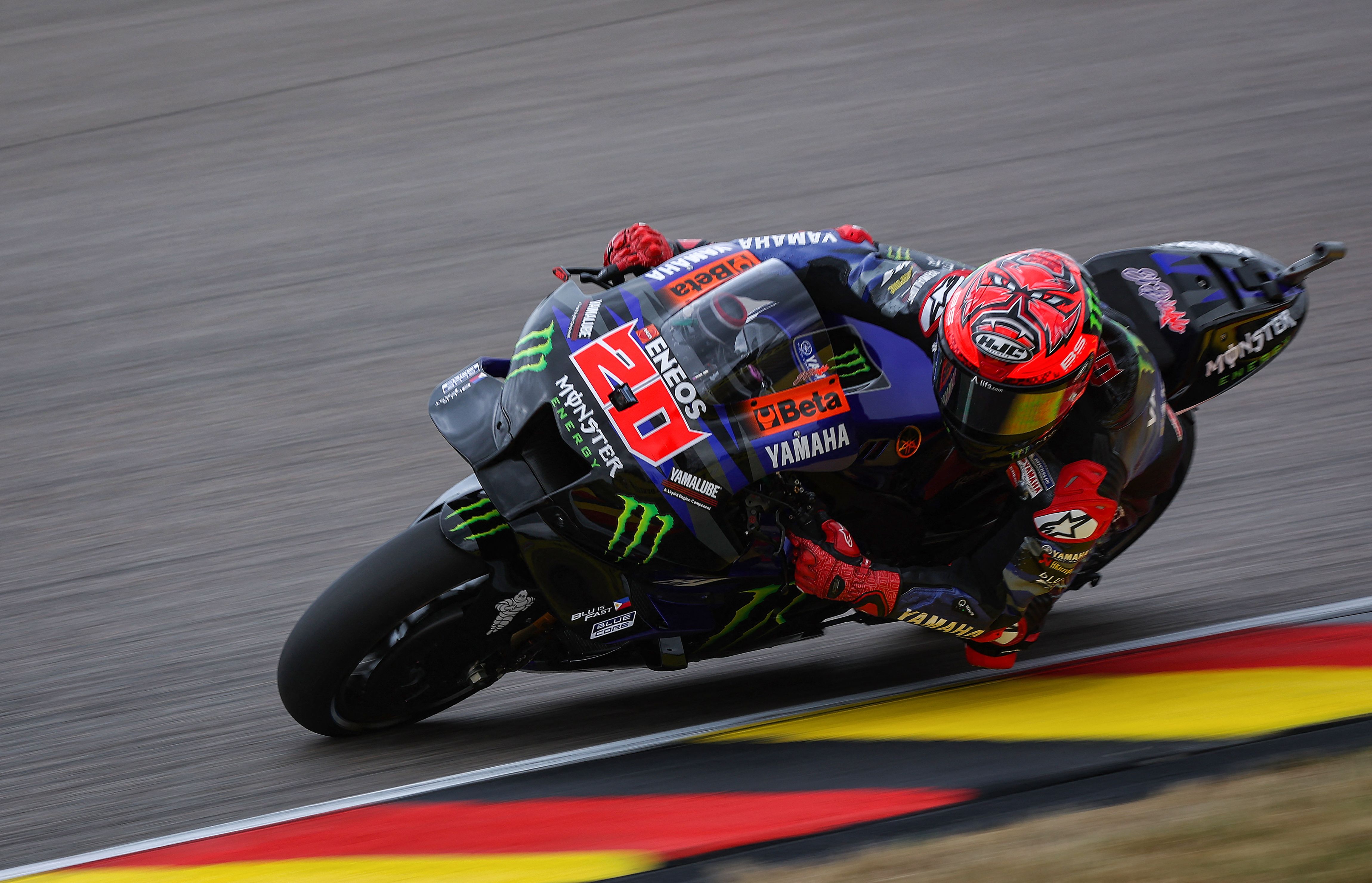 Pembalap tim Monster Energy Yamaha Fabio Quartararo