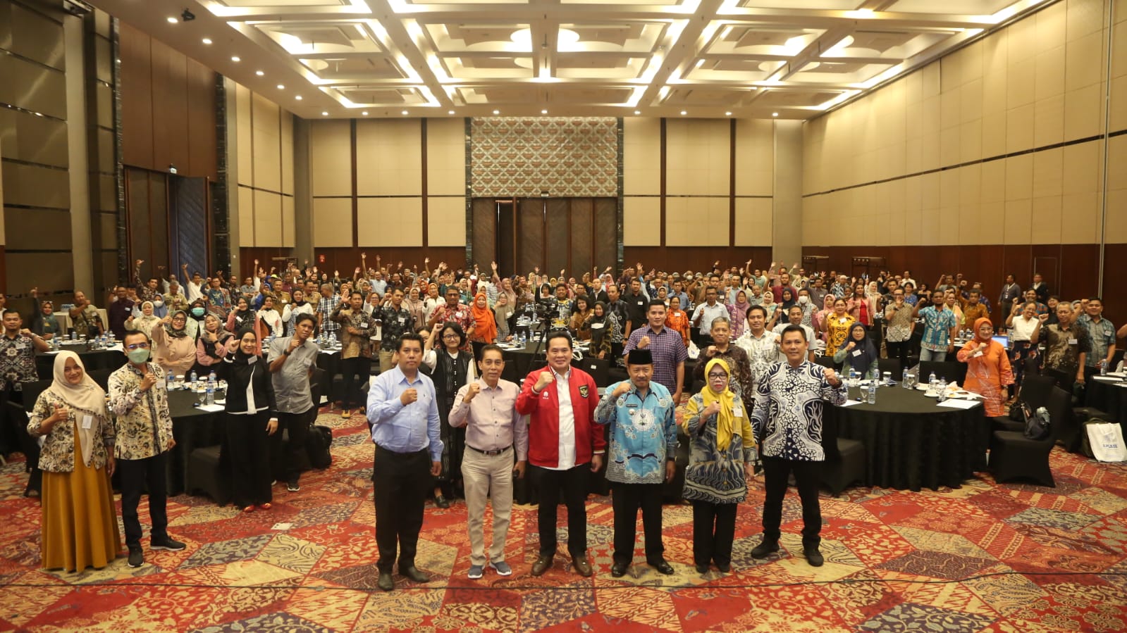 Apkasi menggelar technical meeting atau rapat teknis sebagai persiapan akhir jelang pameran Apkasi Otonomi Expo (AOE) 2023.