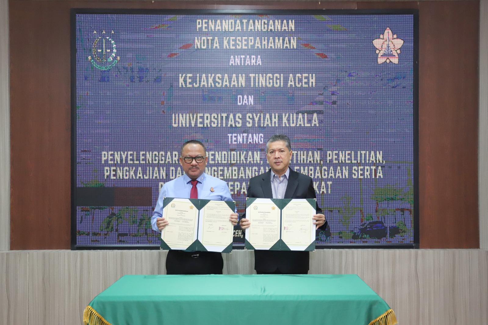 Universitas Syiah Kuala dan Kejaksaan Tinggi Aceh Perpanjang Kerja Sama dalam Beragam Bidang