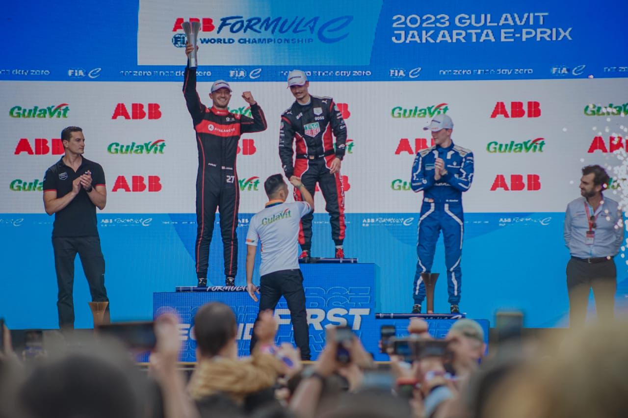 Debut Gulavit Jakarta E-Prix 2023 sudah berakhir dengan sukses di AGI Jakarta International Eprix Circuit. 