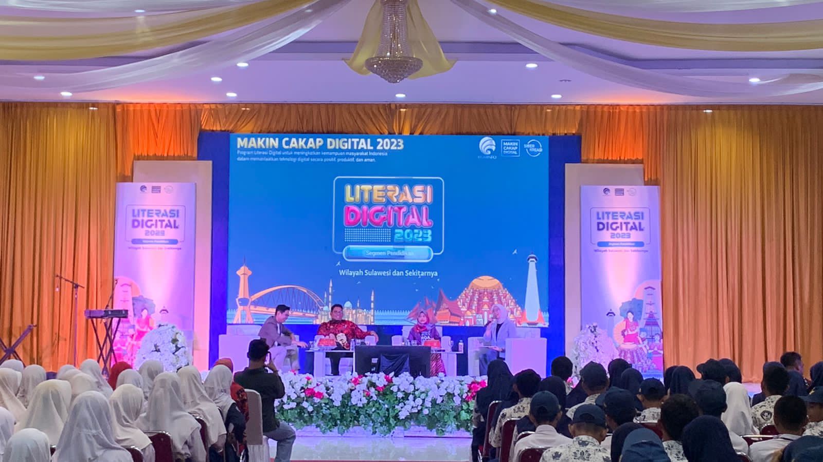 Kemenkominfo menggelar Festival Makin Cakap Digital di Kabupaten Gowa, Sulsel, pada Kamis (22/6). 