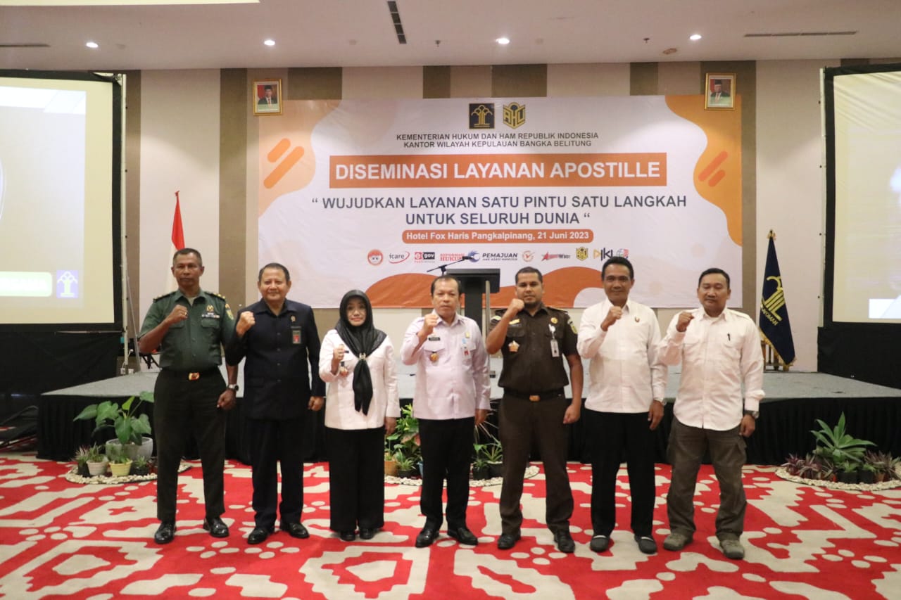 Kemenkumham Babel Gelar Diseminasi Layanan Apostille