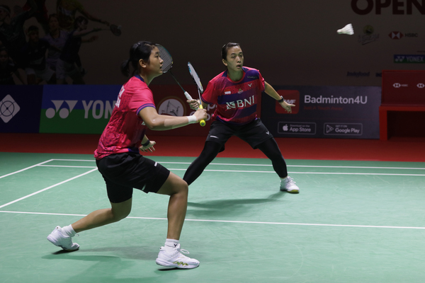 Pebulutangkis ganda putri Indonesia Febriana Dwipuji Kusuma/Amalia Cahaya Pratiwi.