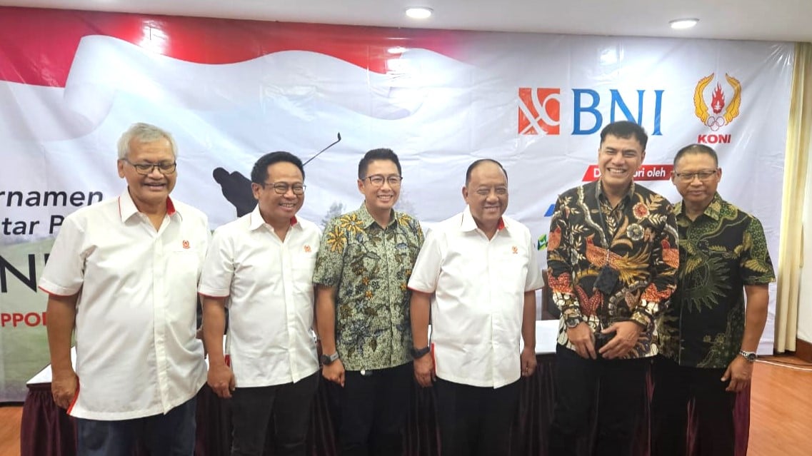 BNI dan KONI menggelar turnamen golf bertajuk 