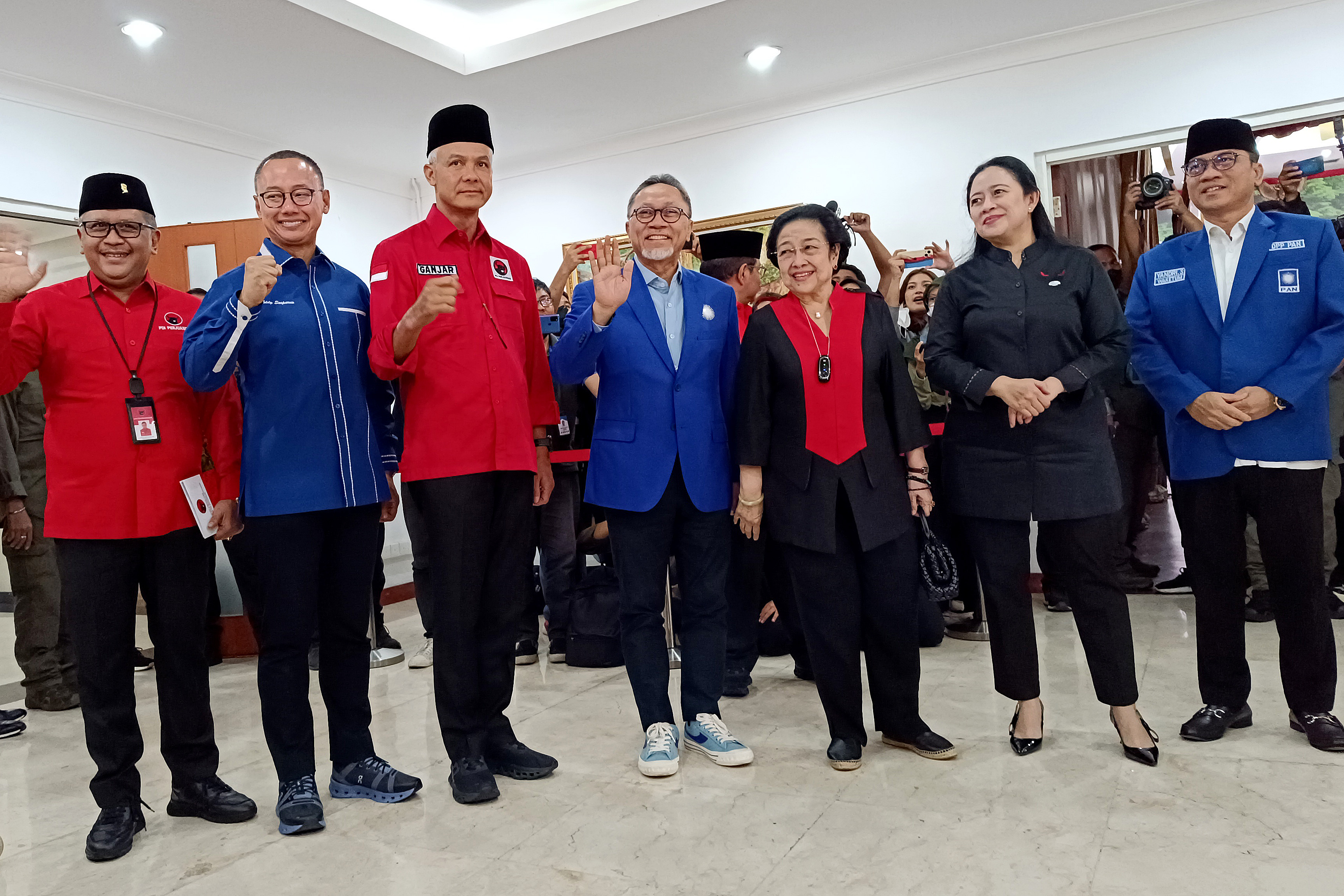 Elite PAN bertemu dengan Elite PDIP
