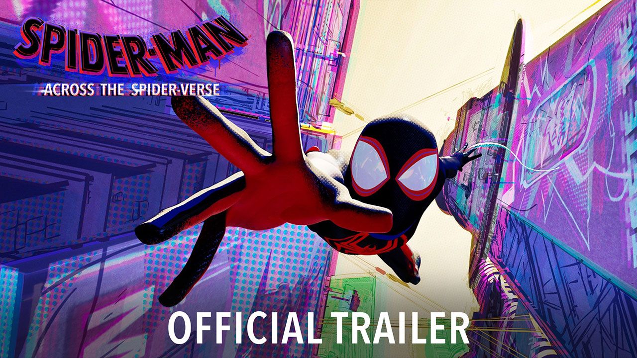 Cuplikan adegan film Spiderman Acroos The Spider Verse