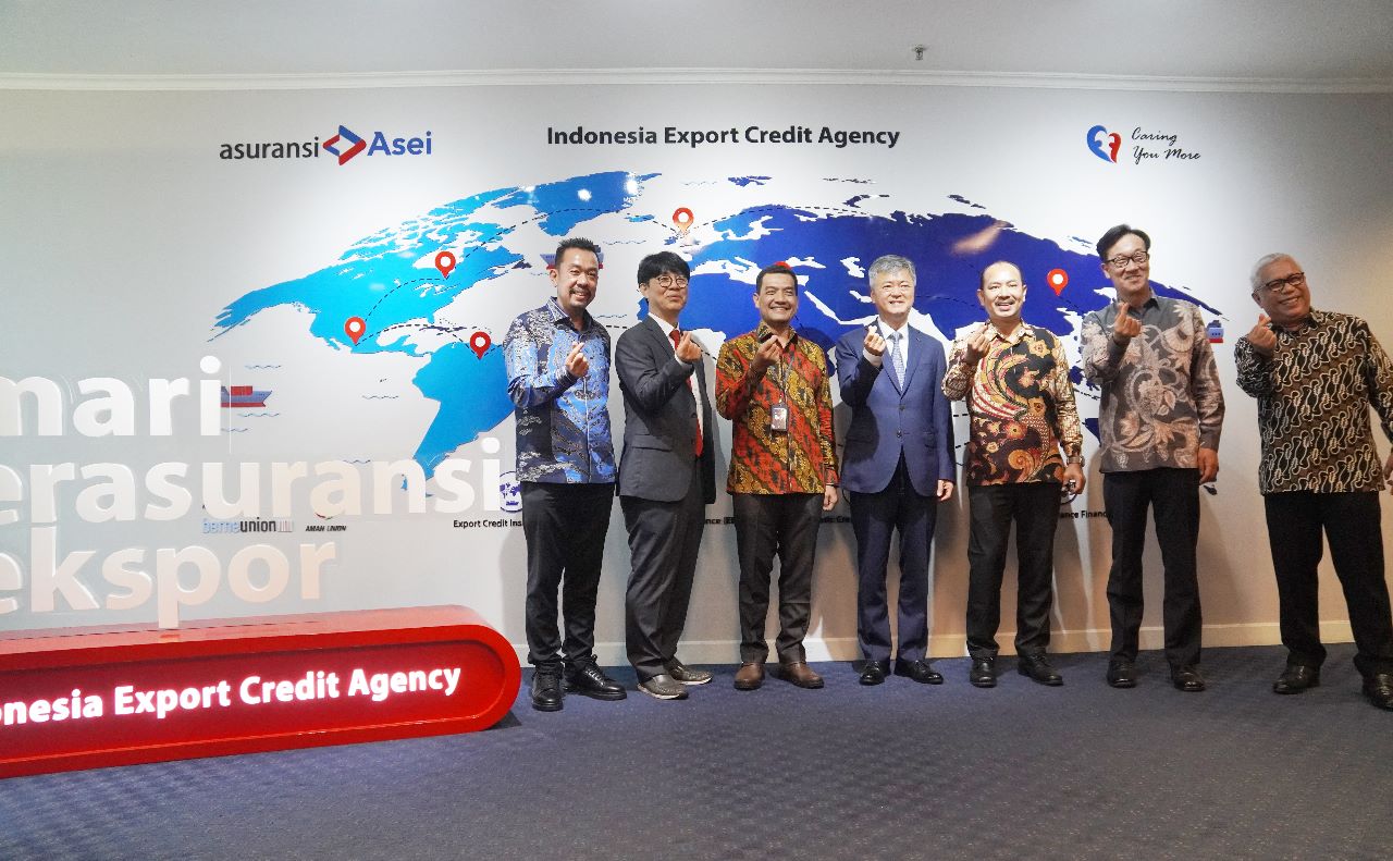 Asuransi Asei teken MoU bersama Korea Trade Insurance Corporation (KSURE) di Jakarta.