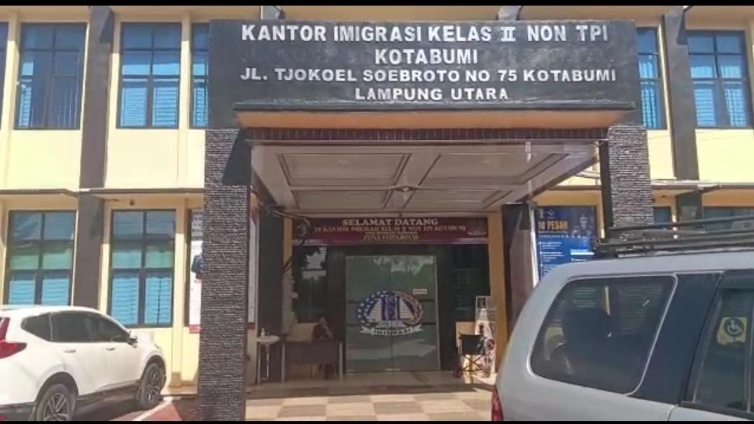 Kantor Imigrasi Kelas II Non TPI, Kotabumi, Lampung Utara