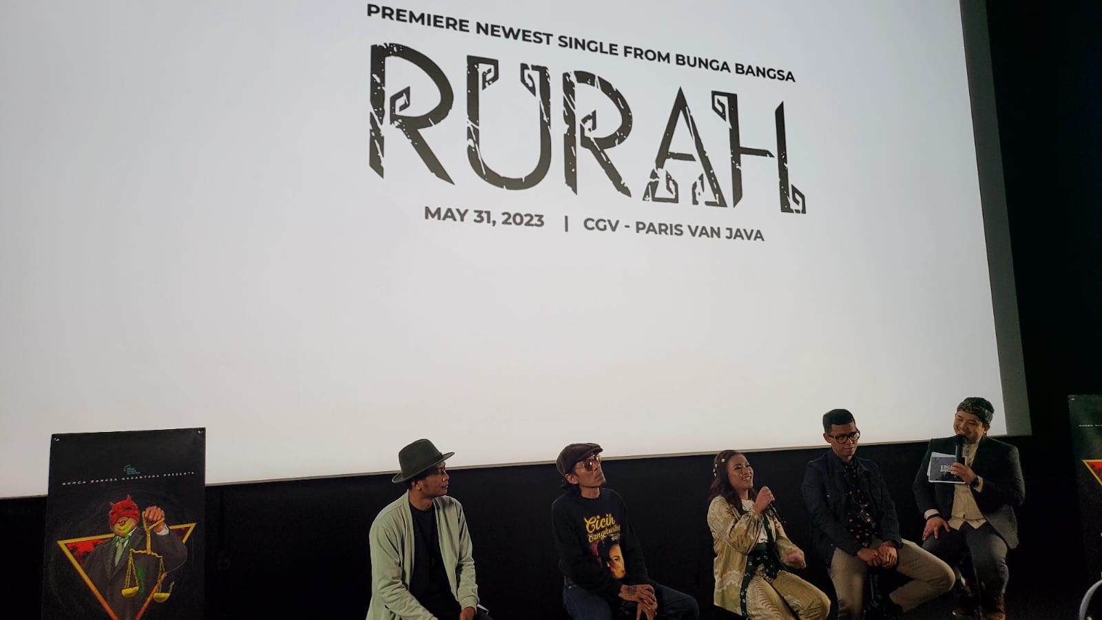  Monica Keiza Bunga Keinanti  ataui Bunga Bangsa meluncurkan album Rurah di Kota Bandung