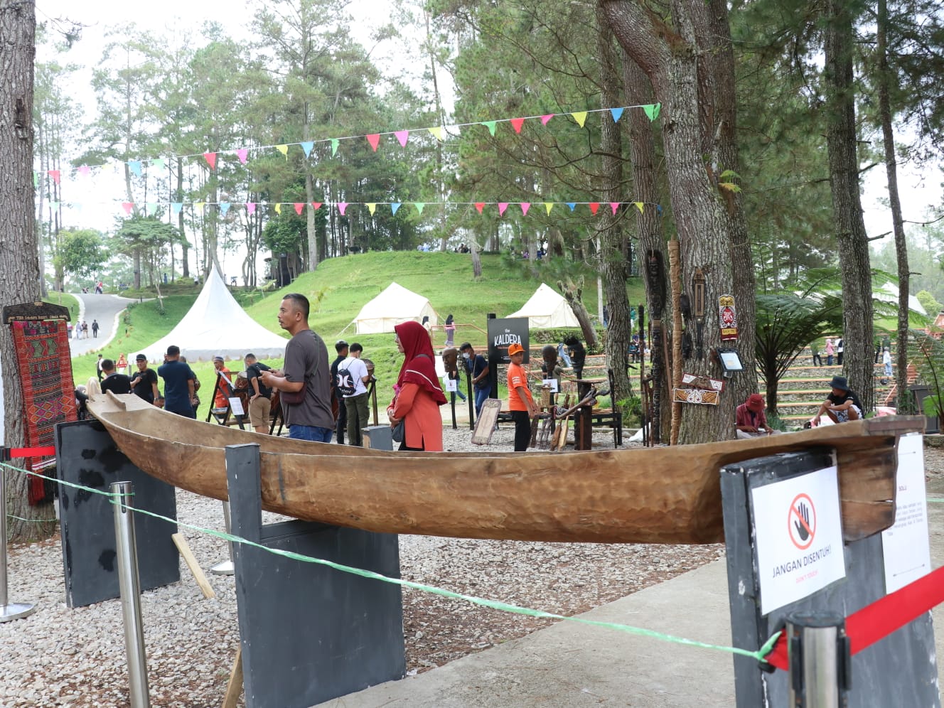 Lokasi pariwisata The Kaldera, Toba Caldera Resort.