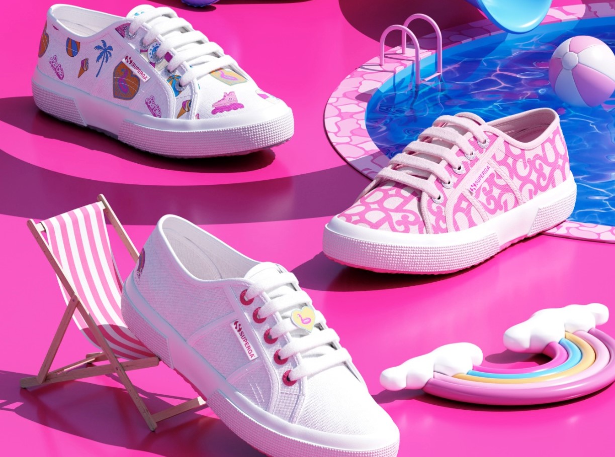 Koleksi eksklusif The Superga x Barbie Movie.