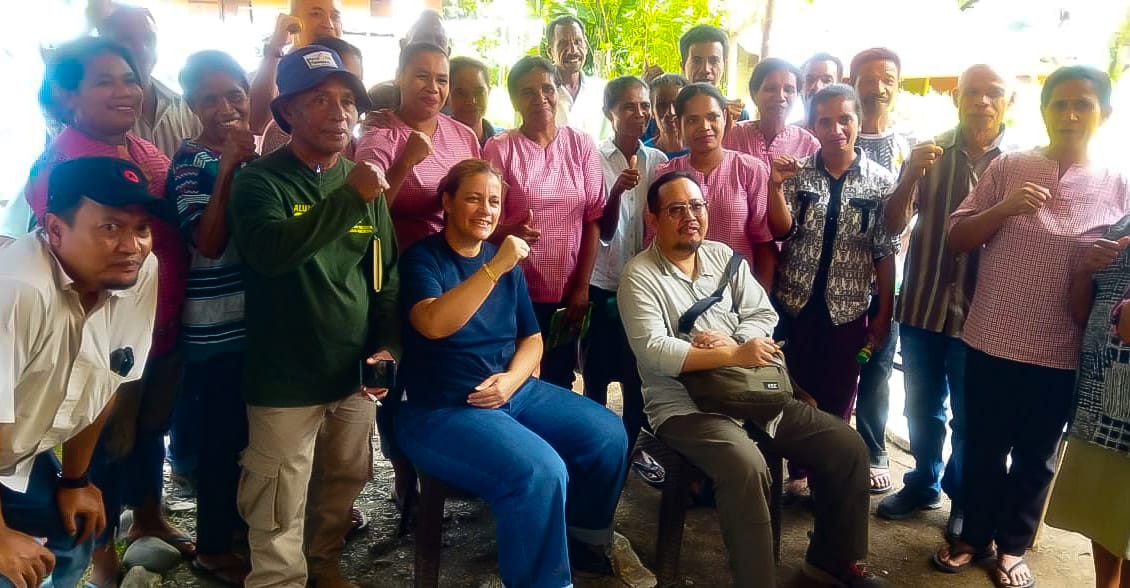 Ilustrasi peserta Demplot inisiasi pertanian di Maluku