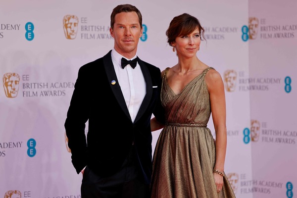 Aktor Benedict Cumberbatch dan istrinya Sophie Hunter.