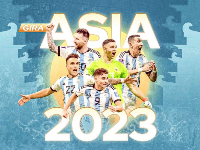 Twit Federasi Sepak Bola Argentina terkait lawan di laga FIFA March Day.
