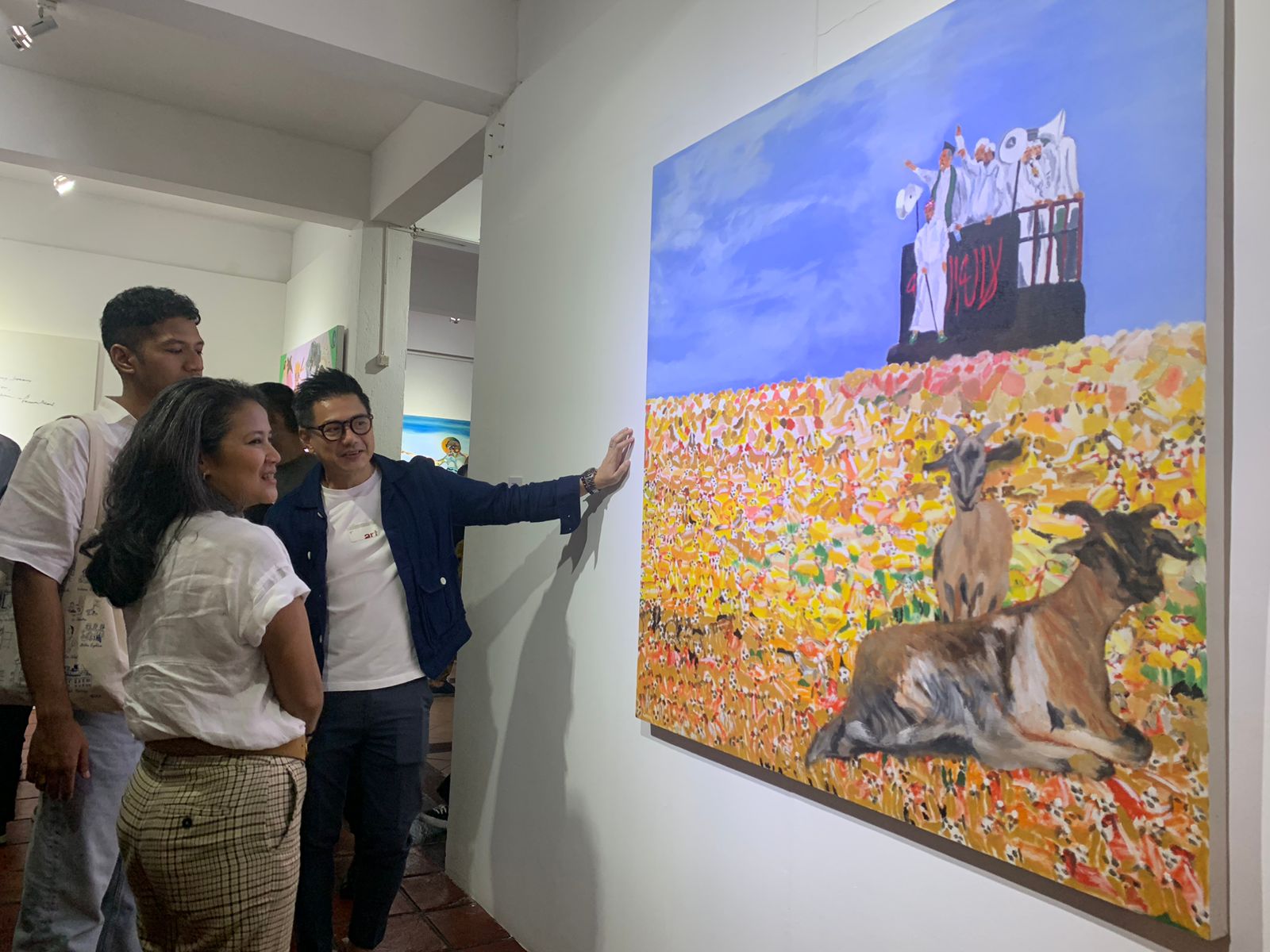 Salah satu karya Syakieb Sungkar pada pameran tunggal keduanya, bertajuk Dreams.