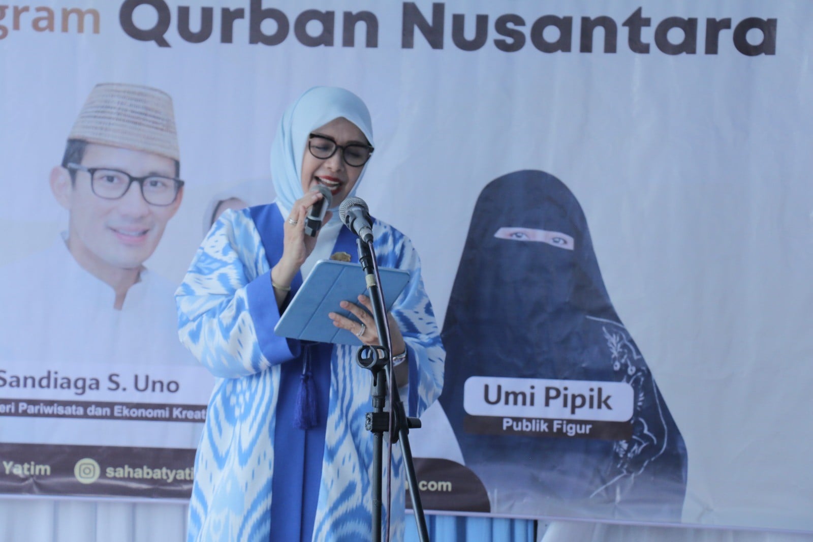 Nur Asia atau akrab disapa Mpok Nur Asia Uno membuka Asrama Sahabat Yatim di Jagakarsa, Jakarta Selatan.