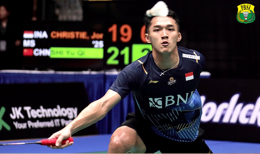 Tunggal putra Indonesia Jonatan Christie