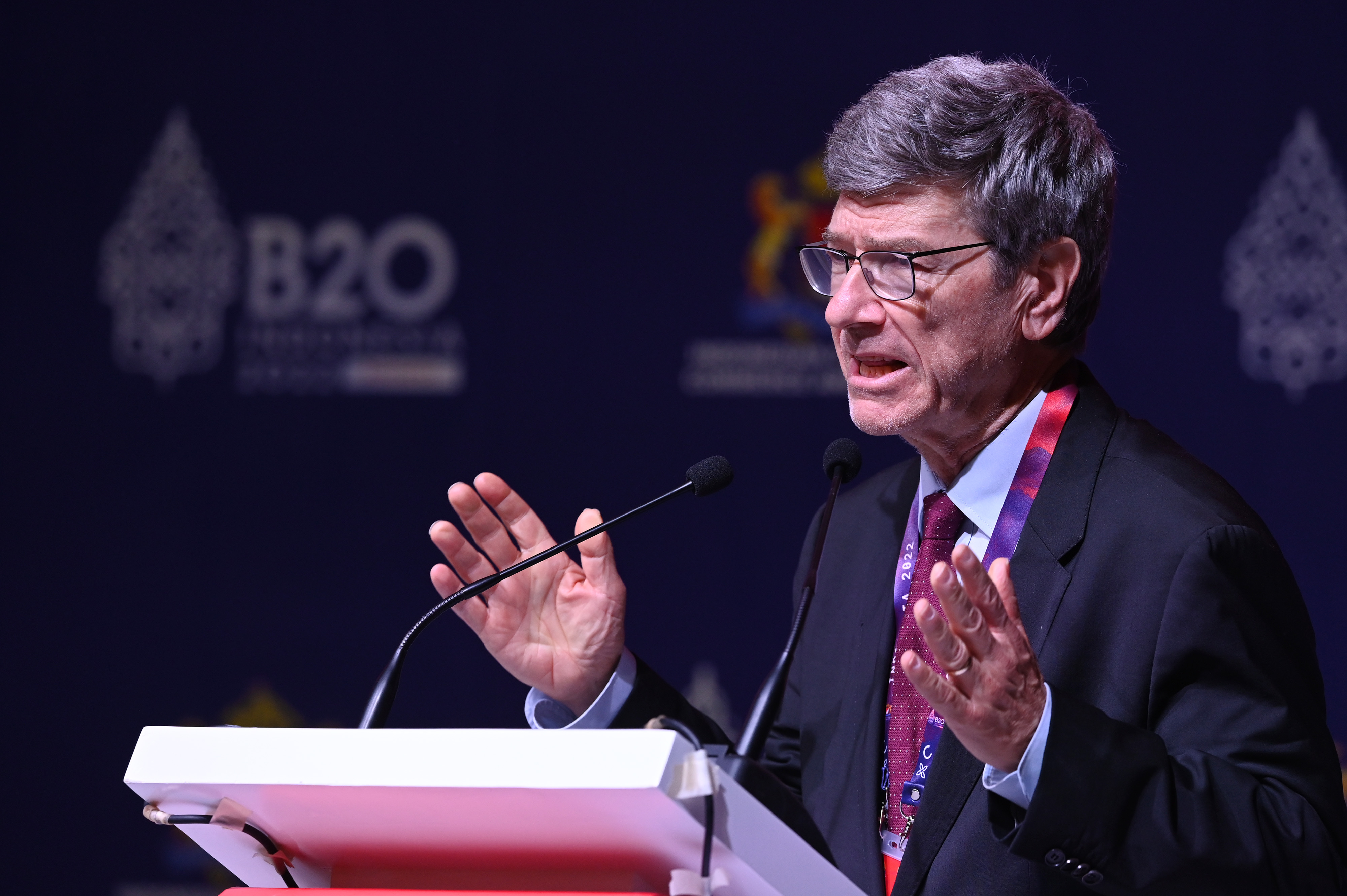 Jeffrey Sachs, saat hadir di KTT G20 di Bali