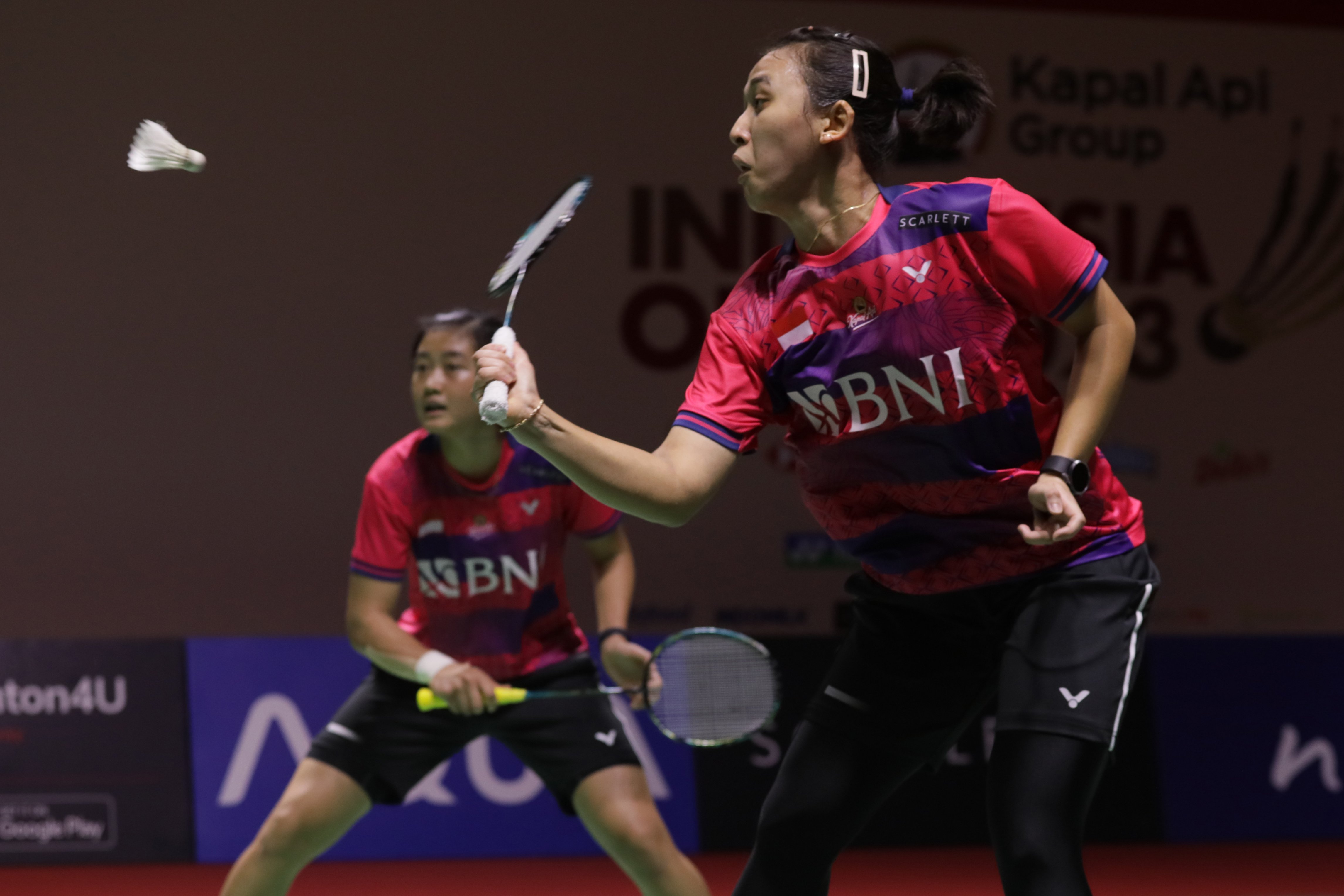 Tim ganda putri Indonesia Febriana Dwipuji Kusuma/Amalia Cahaya Pratiwi 