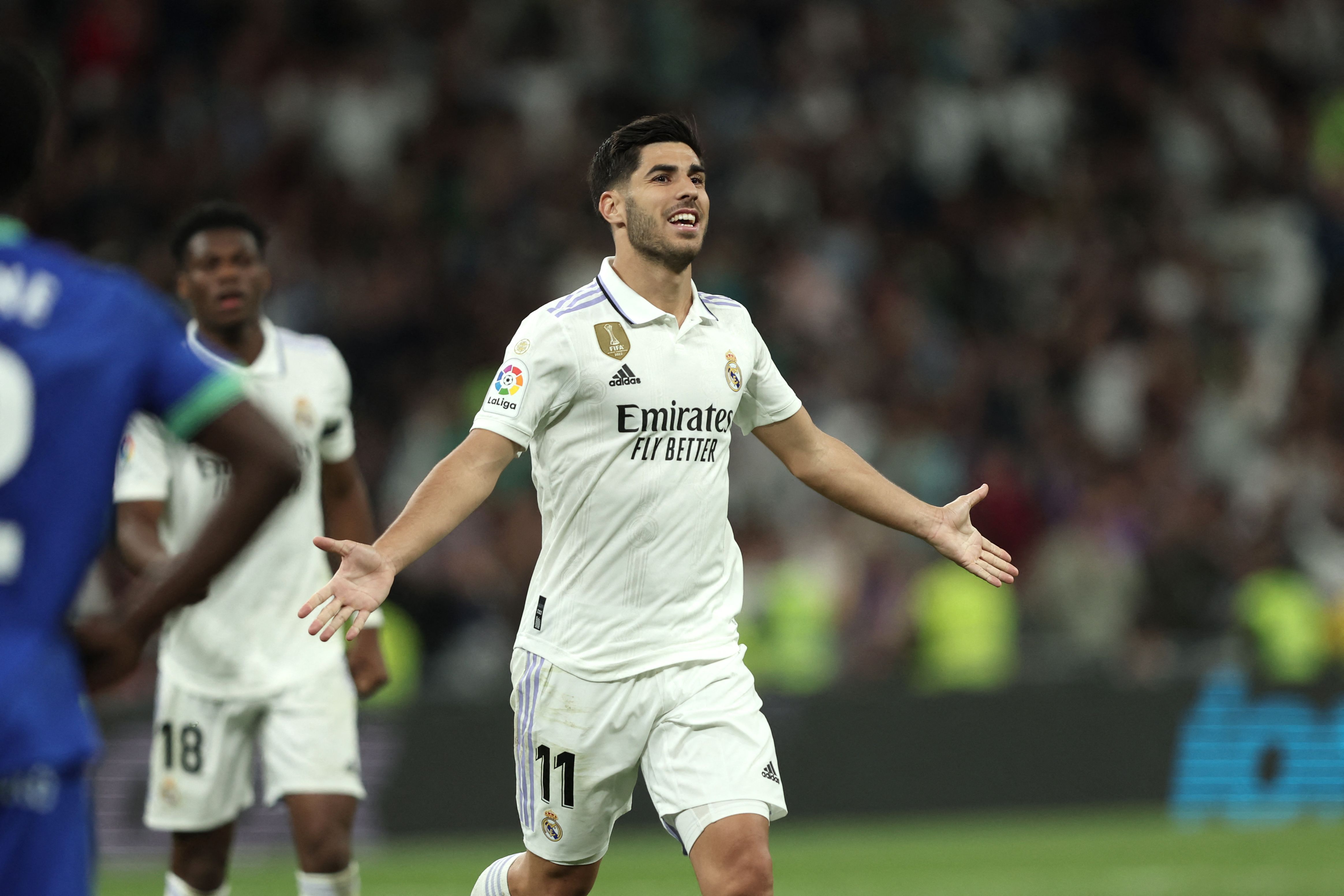 Gelandang Real Madrid Marco Asensio