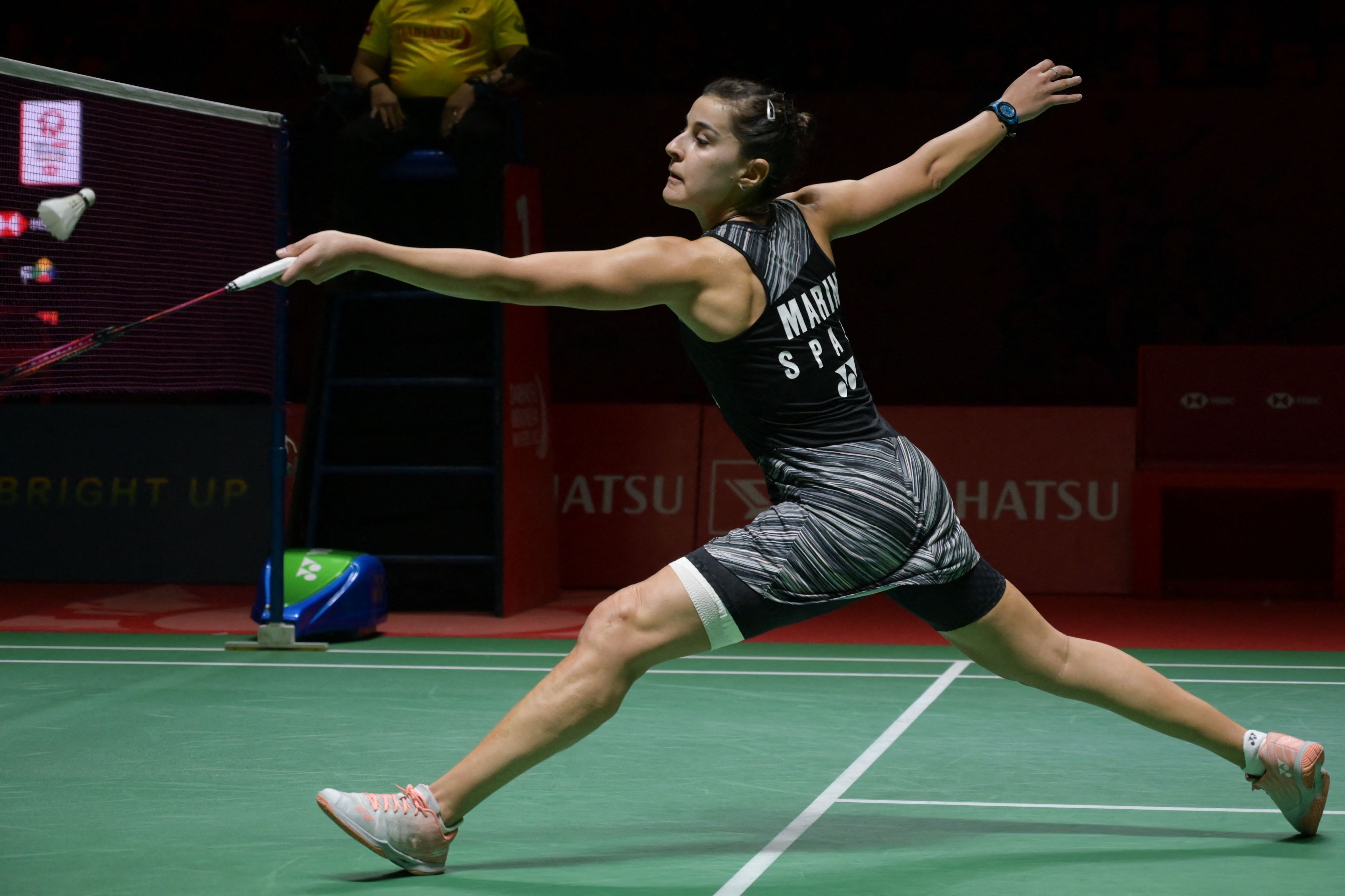 Tunggal putri Spanyol Carolina Marin
