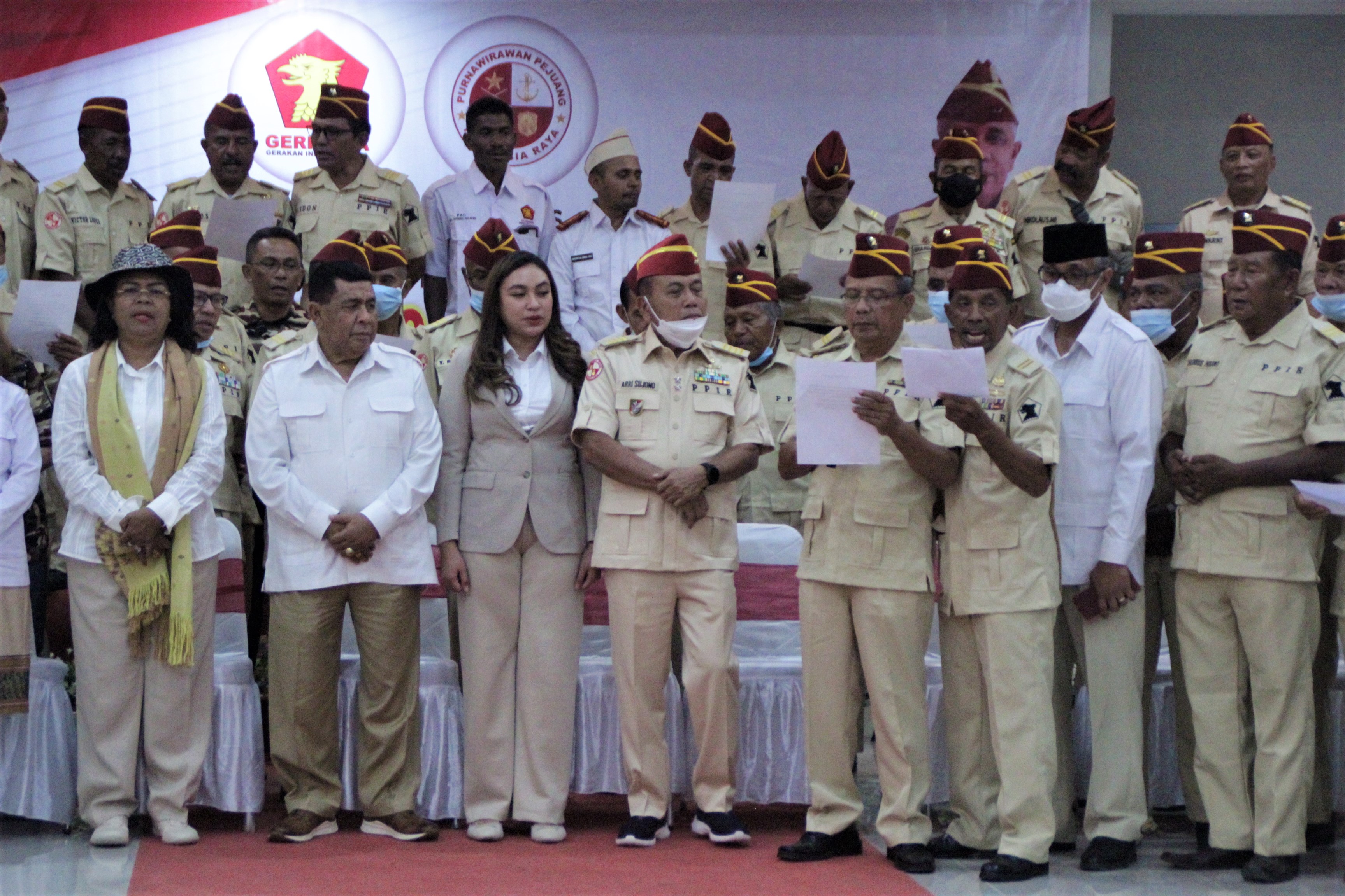 Sejumlah purnawirawan dan veteran mendukung Prabowo Subianto