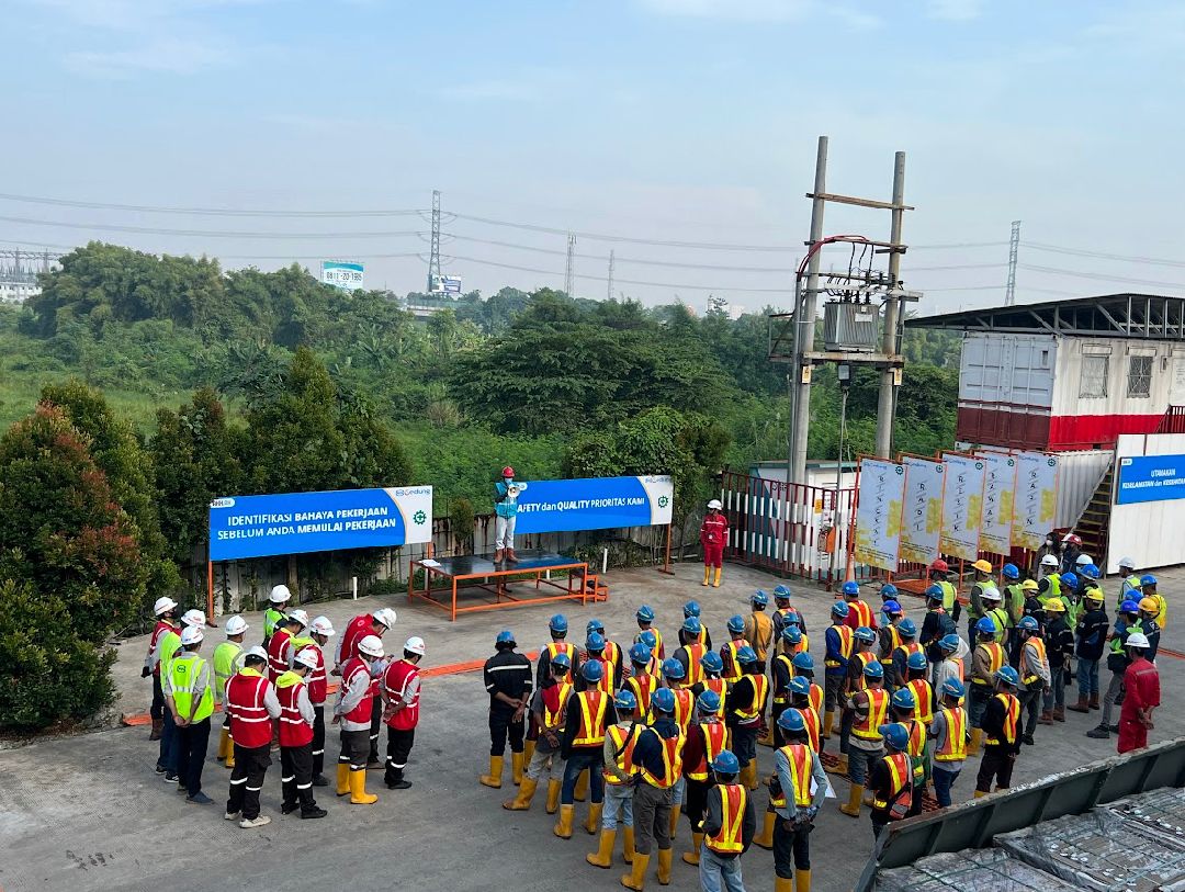 Proses pembangunan Apartemen Sky House Alam Sutera+