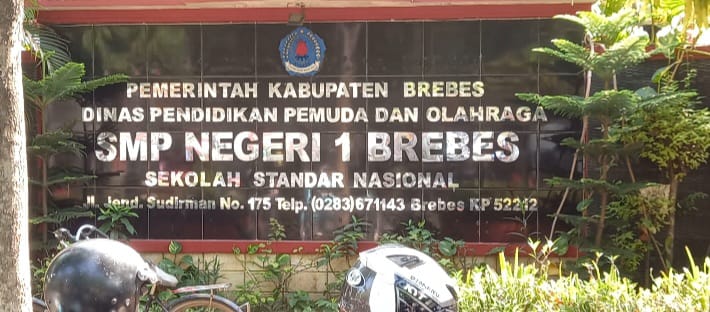 Bangunan SMPN 1 Brebes, salah satu sekolah favorit 