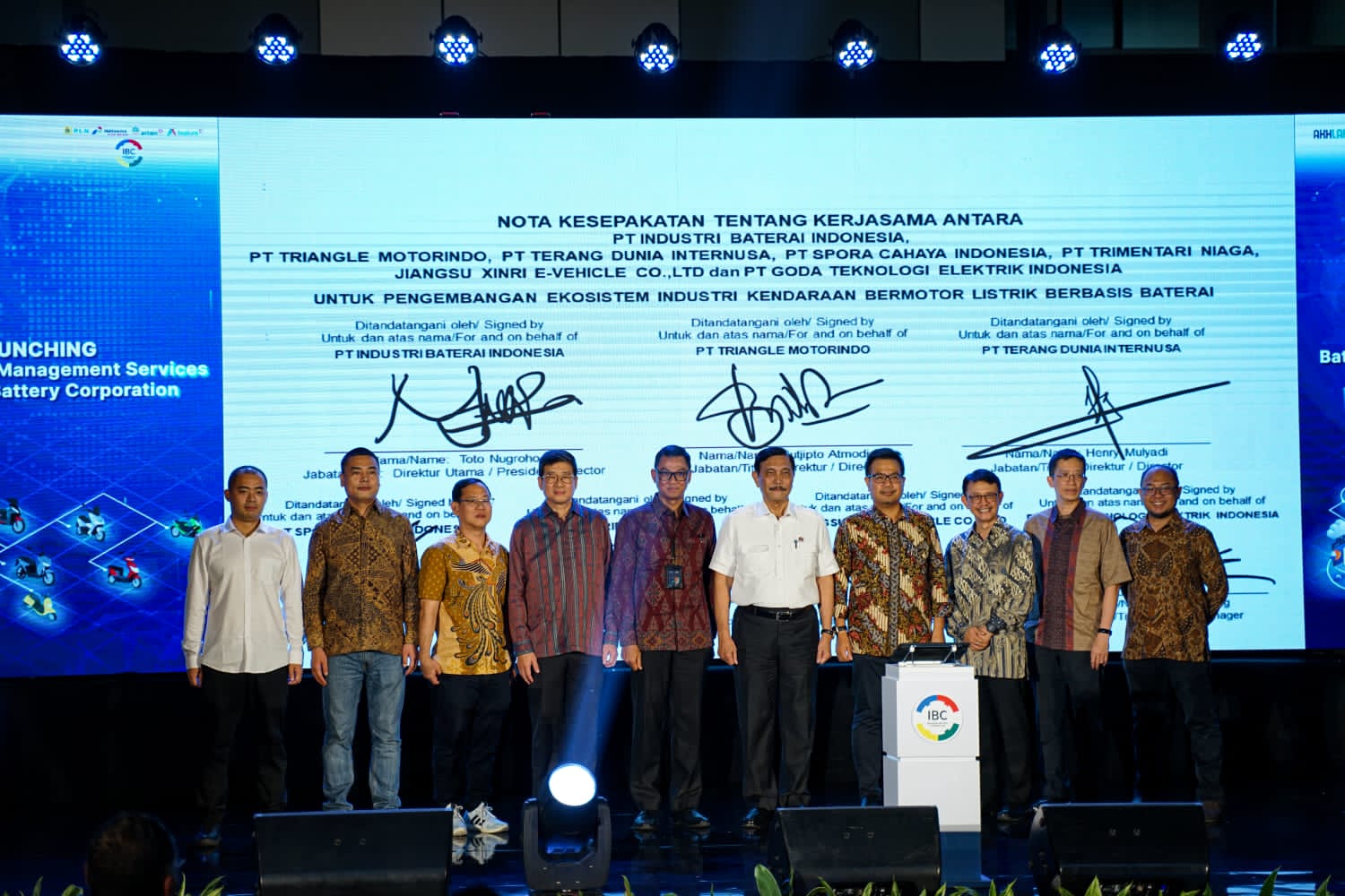 United E-Motor dan IBC Kembangkan 'Battery Asset Management Service' 