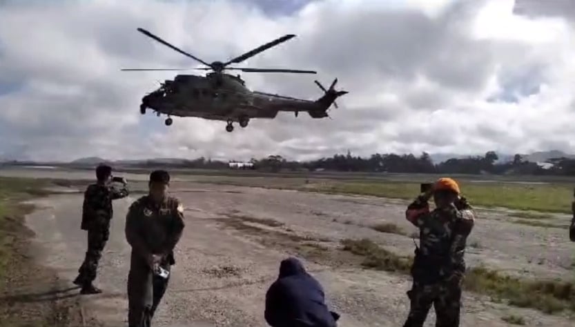 Tim SAR telah berhasil tiba di lokasi jatuhnya pesawat Sam Air.