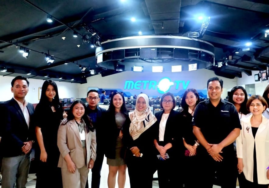 Pengurus Himpunan Homas Hotel (H3) dan para pemimpin dan perwakilan unit bisnis Media Group Network (MGN) di kantor MGN, Rabu (7/6/2023).