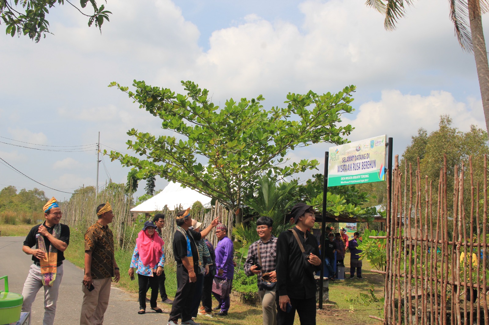 Desa Wisata Air Berehun yang ada di Desa Terong, Kecamatan Sijuk, Kabupaten Bangka, Babel.