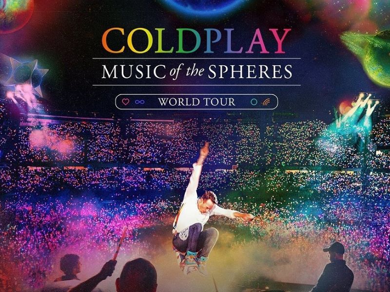 Poster Coldplay Music Of The Spheres World Tour 